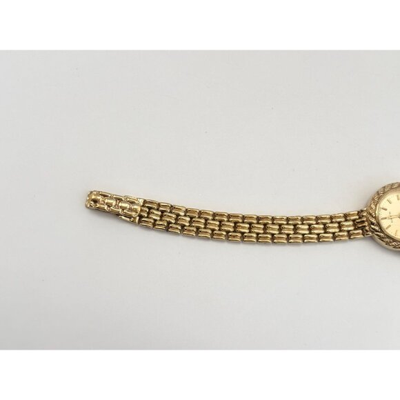 Faberge Rope Gold Toned Bracelet Analog Vintage Wristwatch - 19mm - WORKS! - Picture 4 of 14